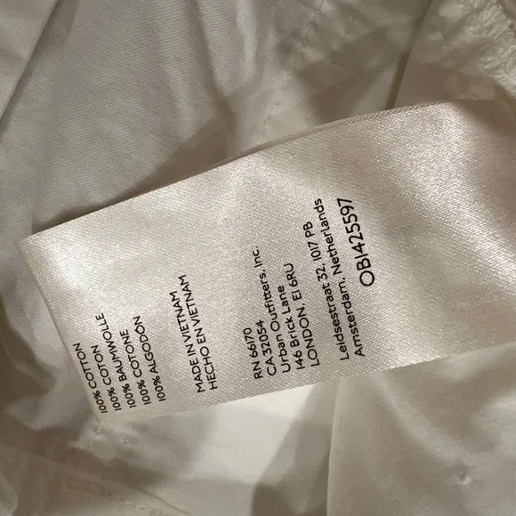 Free People White Wide-Leg Cargo Pants - Picture 9 of 15